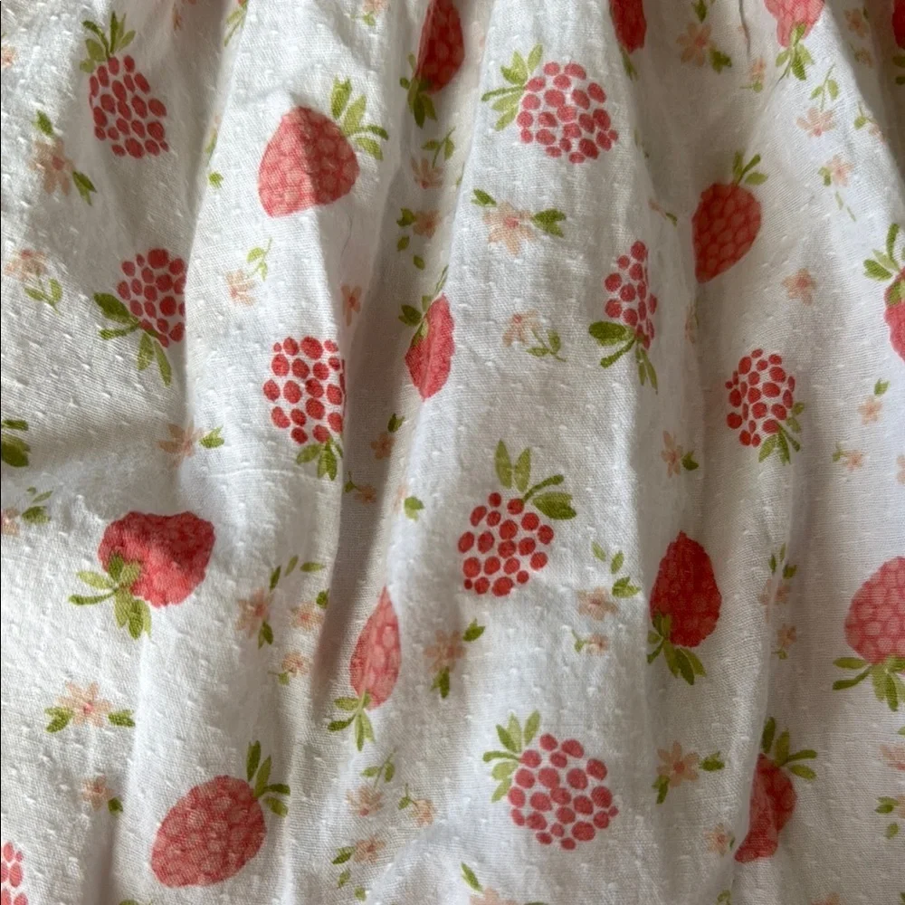 Joie Pink and White Strawberry Dress - Picture 8 of 8